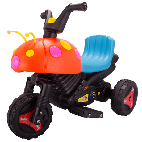 Kanner elektresch Tricycle mat Récksäit Deeler